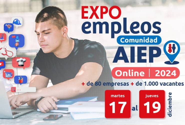 Gráfica Expo Empleos Comunidad AIEP 2024