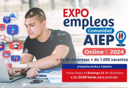 Gráfica Expo Empleos Comunidad AIEP fecha extendida