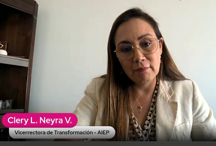 Clery Neyra vicerrectora de Transformación y Nuevas Soluciones AIEP Edutic Woman